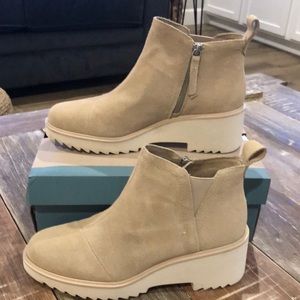 TOMS Maude Wedge Bootie